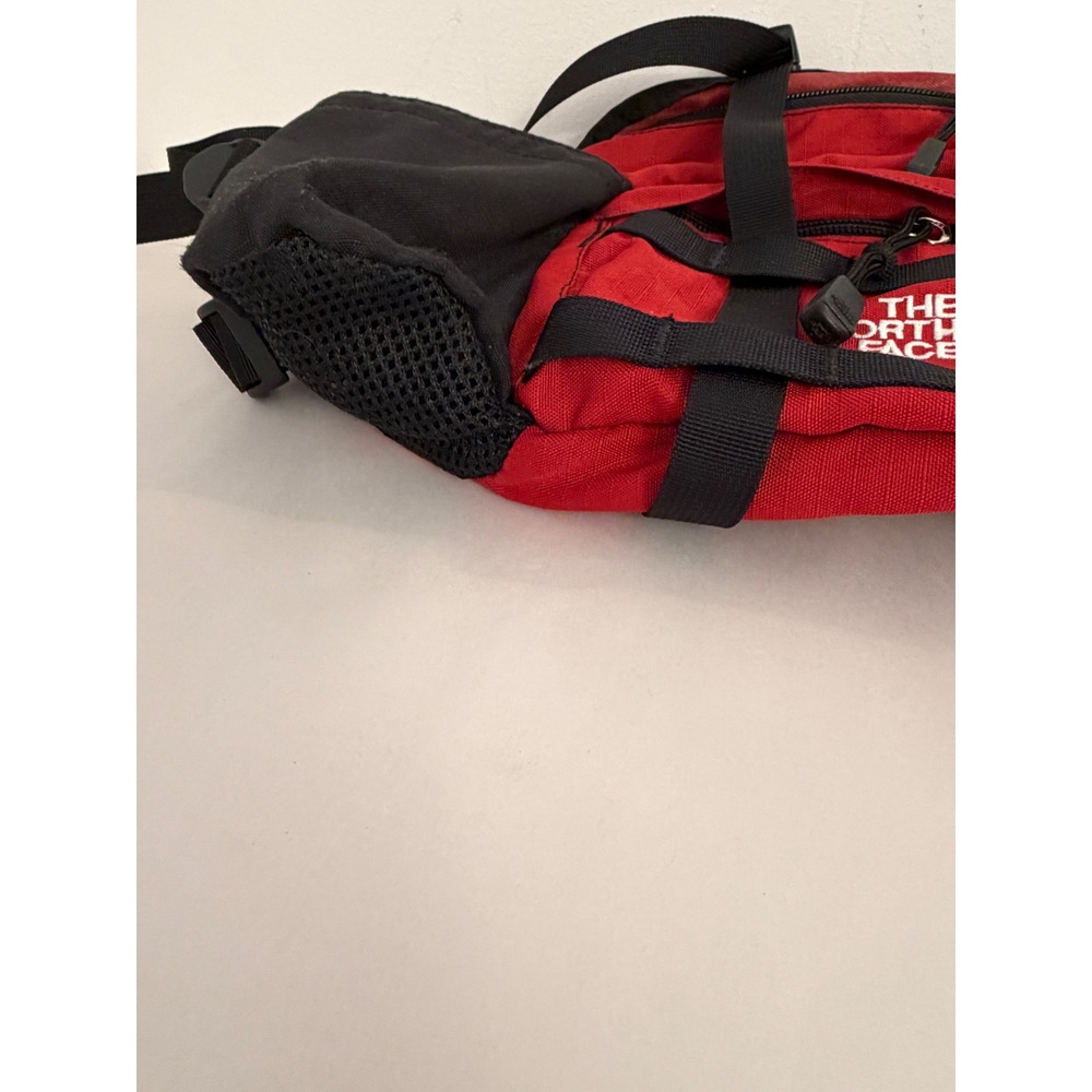 The North Face Hiking Waist Pack Unisex OS Red Lumbar Bag Granola Trail - Picture 4 of 10